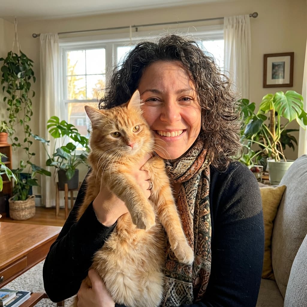 Satisfied pet owner at Hyderabad's best veterinary clinic