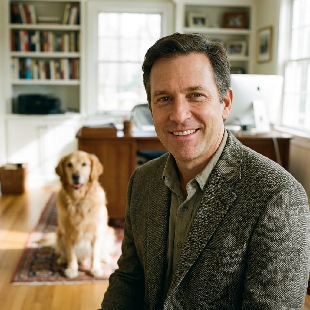 Satisfied pet owner at Hyderabad's best veterinary clinic